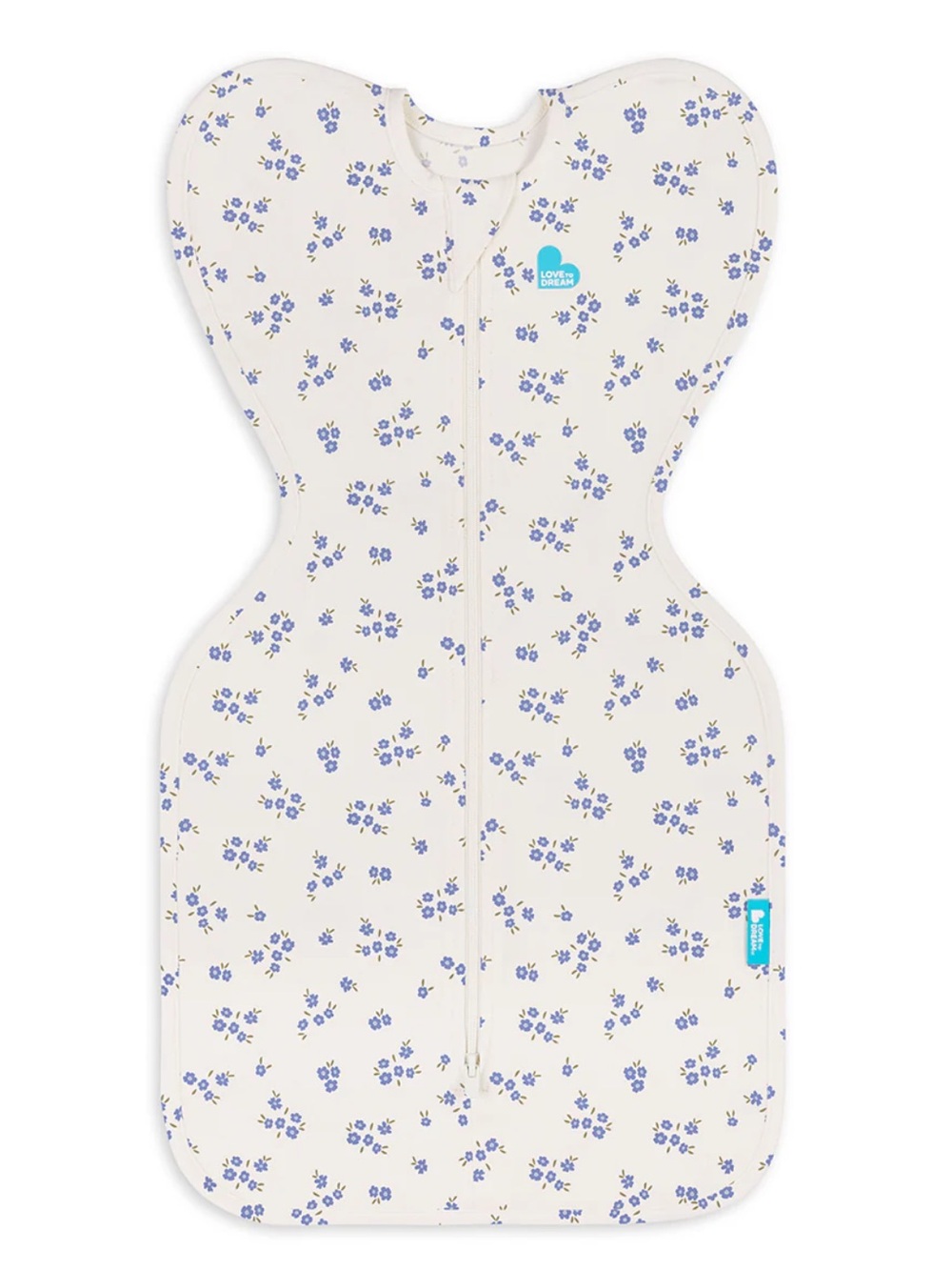 Swaddle Up™ 1.0 TOG Cotton Jacaranda medow size small